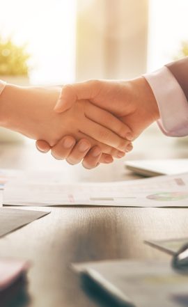 handshaking in office